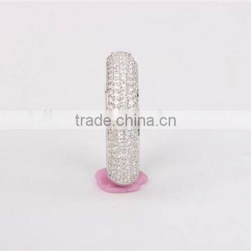 Chinese Jewellery s 925 Silver CZ Sex Hoop Ring Type Earring Factory Wholesale photo-3
