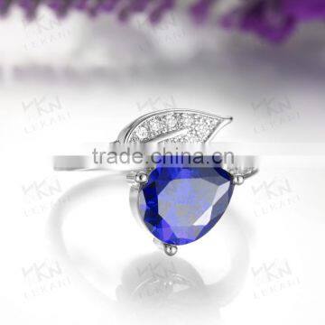 KZCR293 18K Gold Plated Jewelry Love Heart Ring photo-5