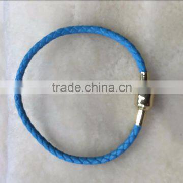 Leather Bracelet, PT2176 Genuine Leather Jewelry Stingray Leather Bracelet, Braided Leather Bracelet Jewelry Wholesale