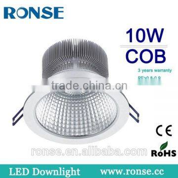 Ronse led manufacturer 10W recessed led cob down light indoor lighting(RS-C301)