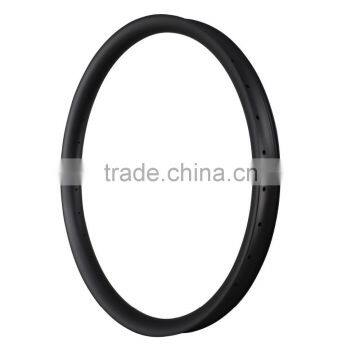 Carbon beadless 50mm wide bicycle 650b+ carbon rims for 27.5 plus bikes tubeless compatible