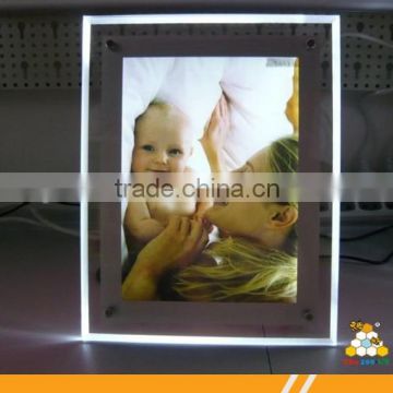 acrylic poster advertising crystal light box