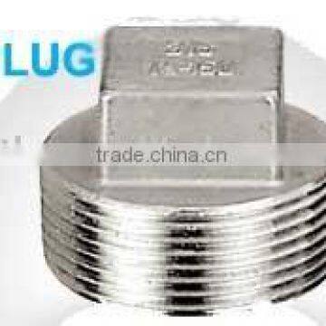 Stainless Steel Screwed Pipe Fittings PLUG