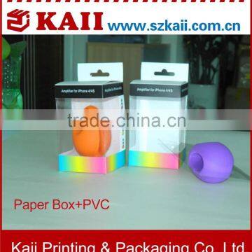 custom hanging box,paper box with pvc window