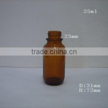 High Quality 25ml amber essential oil bottle