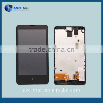 mobile phone LCD display assembly with frame for Nokia X black