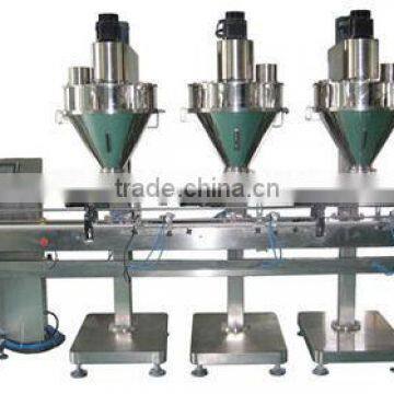 Triple Auger Dry Syrup Filling Machine