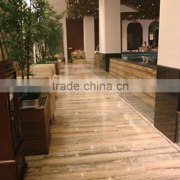 white wooden travertine flooring for Hotels