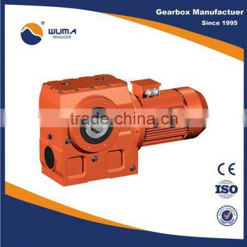 high quality solid shaft helical worm gearbox