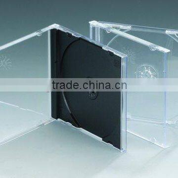 10.4mm Single Jewel CD Case with black tray