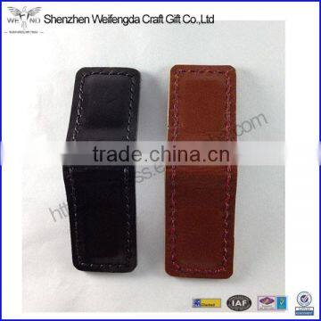 Magnetic money clip leather black brown handcraft high quality gift items                        
                                                Quality Choice