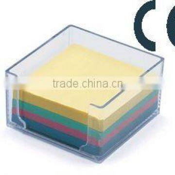 Acrylic memo holder,memo sticky note cube