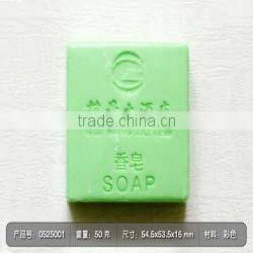 disposable rectangular hotel Green tea soap