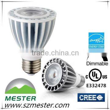 UL Energy Star 8w dim par 20 led bulbs