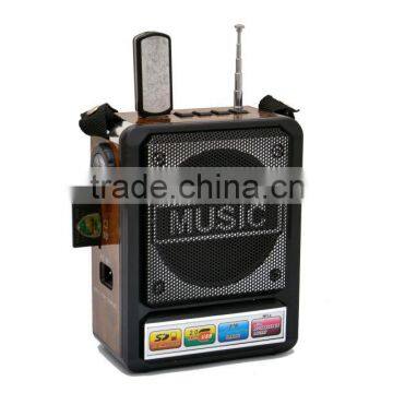 SPECIAL OFFER!!! High Quality USB/SD Mini FM Speaker Wooden Radio