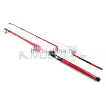 ROD-MAX CARBON BOAT 2 sections boat fishing rod red color fishing gear