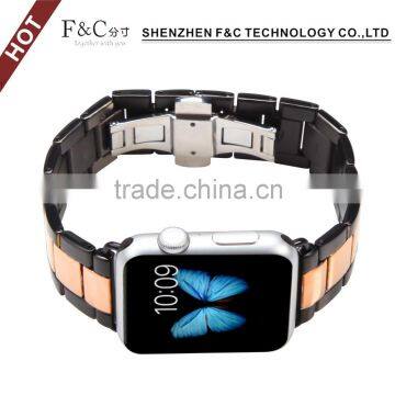 Stainless Steel Metal Replacement Smart Watch Strap Bracelet for Apple Watch Band