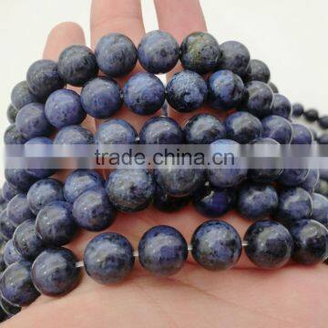 High Quality Blue Point Round Gemstone Round Beads photo-3
