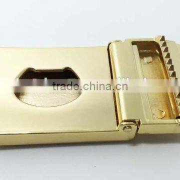 Gold Plate Military Web Belt Buckle With Emblem photo-5