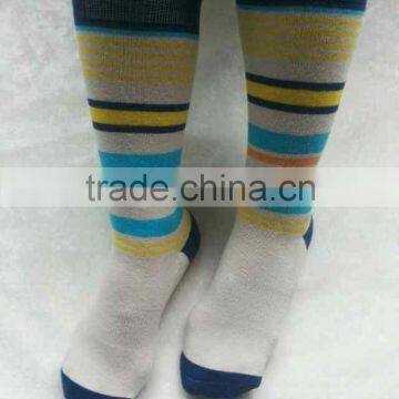 Imported high quality strips terry men socks cotton, socks men cotton, men cotton socks