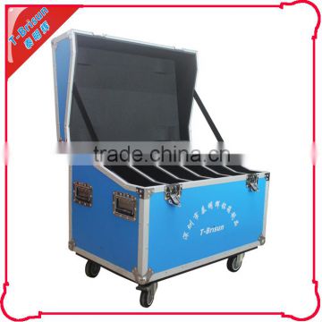 irregular shape flight case with antistatic fabric