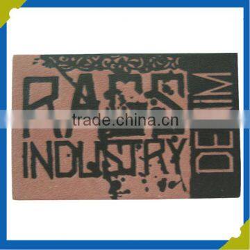 2015 Hot Sale Printed Clothing Genuine Leather Label photo-3