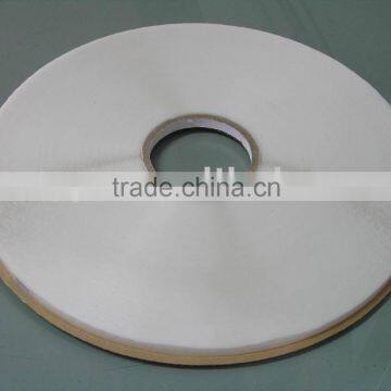 Double sided HDPE adhesive tape for polypropylene bags closure