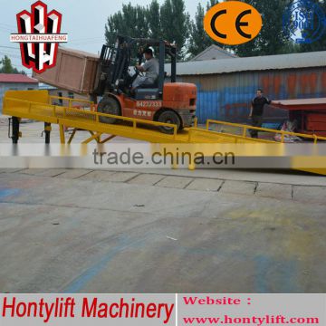 china supplier 8T CE hydraulic car dock ramp/portable car ramp