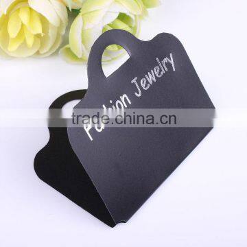 Wholesale custom made printed black flod earring necklace cards