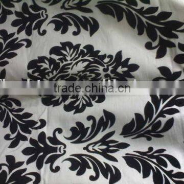 curtain flock fabric