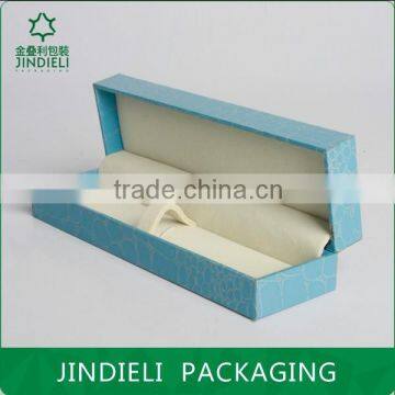 Whole Sky Blue Paper Jewelry Set Box Packaging photo-4