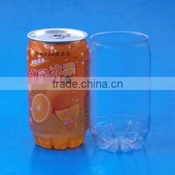 345ML plastic PET Easy Open Can for beverage