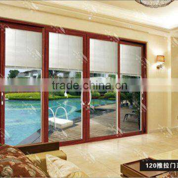 The Latest Residential Design Aluminum Double-layer Glass Sliding Door