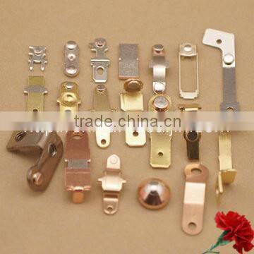 Customized Brass and Copper Electrical Connecting Parts For Socket and Switch