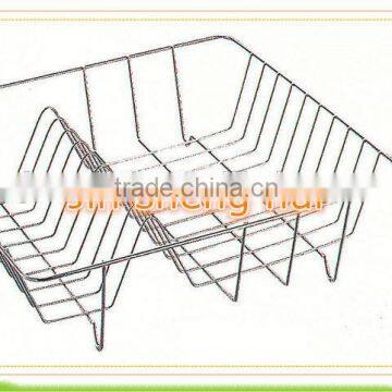 iron wire metal dish rack drying for kitchen