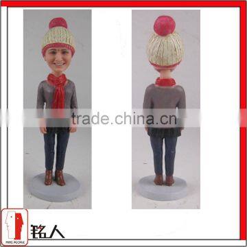 custom your bobble head by 100% handmade relax girl