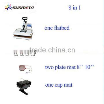 Sunmeta Manufacturer T-Shirt Mugs Caps Printing 8 in 1 Combo Heat Press Machine(SB400E) photo-2