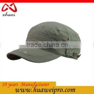 Pure Color Simple Trendy and Retro Military Army Cap Unisex Bulk Military Hat photo-3