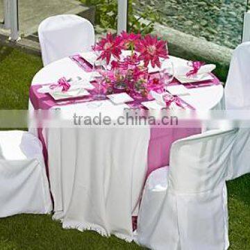 Decorative wedding sheer organza table runner