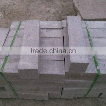 grey granite desige curbs, roadside, wayside