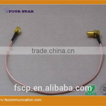 RG316 Cable Assembly With SMA RP-Female Bulkhead Right Angle to SMA RP-Male Connector photo-5