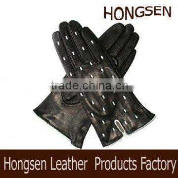 HS088 embroidery leather gloves