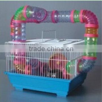 Big Colorful Hamster Cage With Tunnel