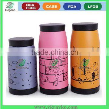 Eco friendly flat body vacuum flask