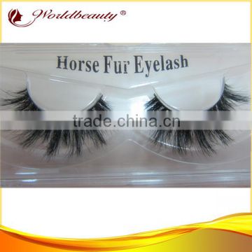 Quick delivery new fashion eyelashes free sample luxury Flutty horse hair eyelashes