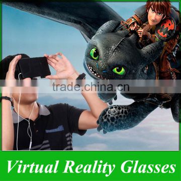 3D Glasses Virtual Reality Movies Google Cardboard VR With Resin Lens For 3.5-6.0 inch Phone Oculus Rift DK2 Easy VR