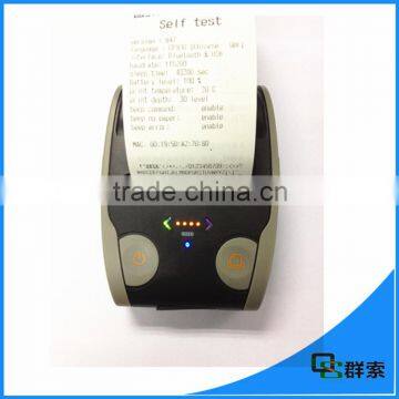 QS5806 bluetooth 2.0 mini thermal portable printer with android