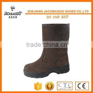 High Ankle Rubber Outsole Material Water Resistant Wholesale Steel Toe Safety Boots photo-6