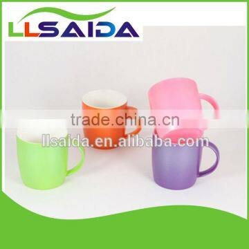 Wholesale coffee cups with pearlized color saida porcelain mugs