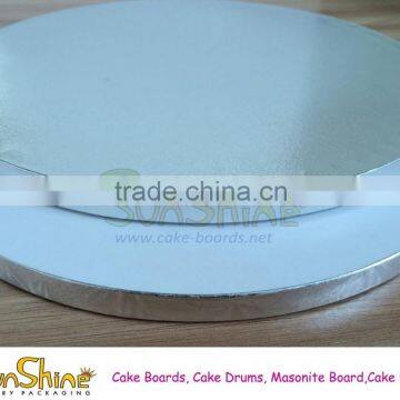 Silver Round Cake Drum Boards 1/2" 12mm THICK Wedding, Birthdays photo-2